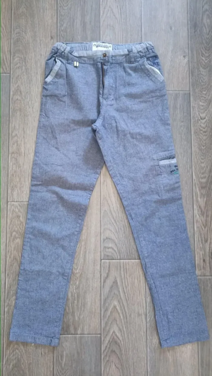 pantalon bleu chiné 9 ans sergent major