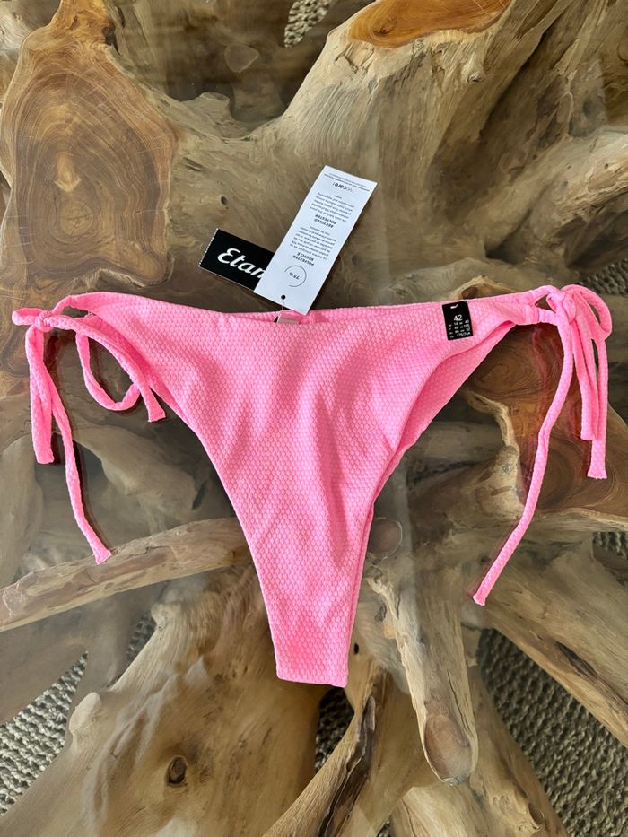 Bas de maillot de bain Etam rose