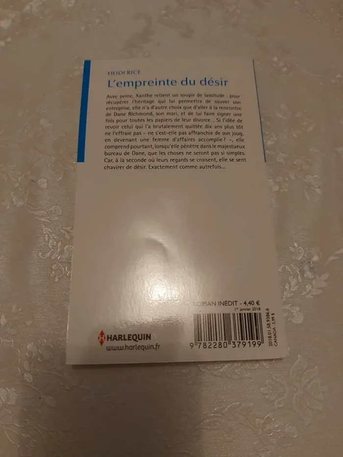 Livre Harlequin L'empreinte du désir - photo numéro 2