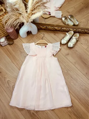 Taille 4 ans Robe cérémonie fille Orchestra rose poudrée * voilage * 🌹