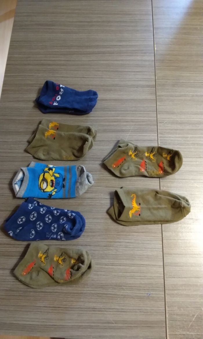 Lot paires de socquettes