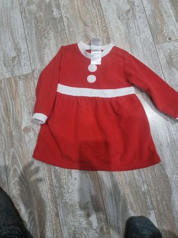 Robe Noël polaire #orianablfille18mois