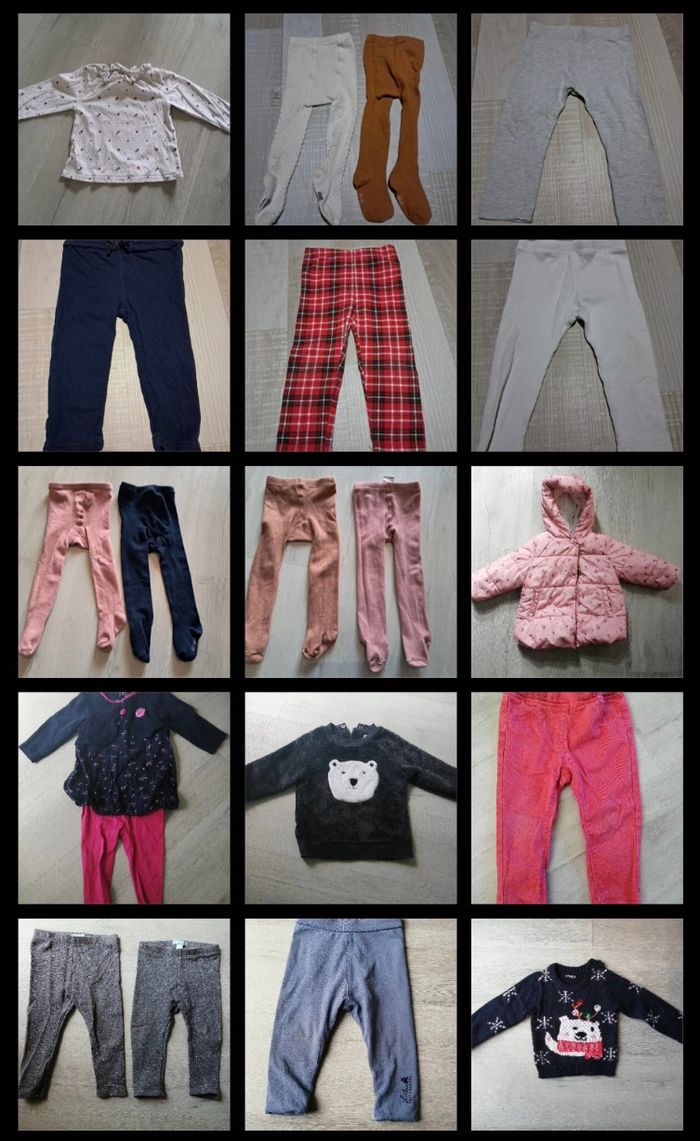 Lot vêtements fille 18 mois