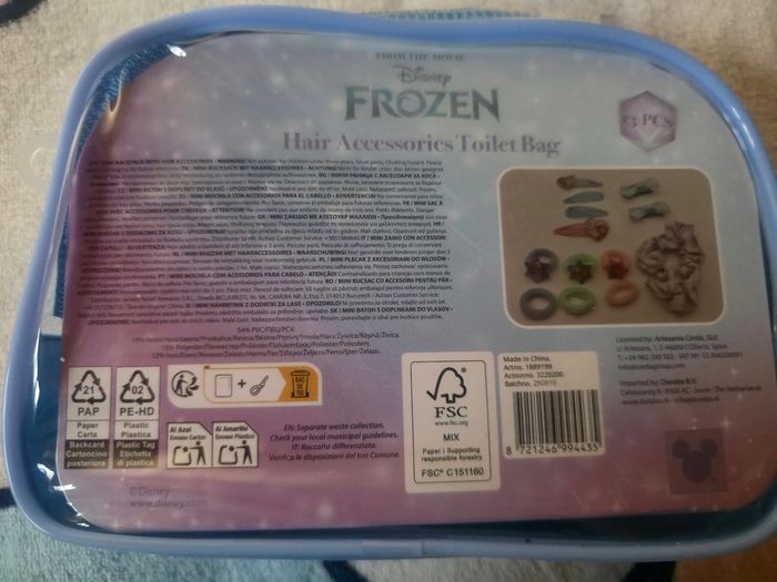 Trousse accessoires cheveux la reine des neiges - photo numéro 2