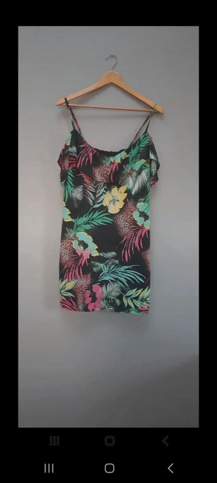 Robe fluide imprimé fleuri