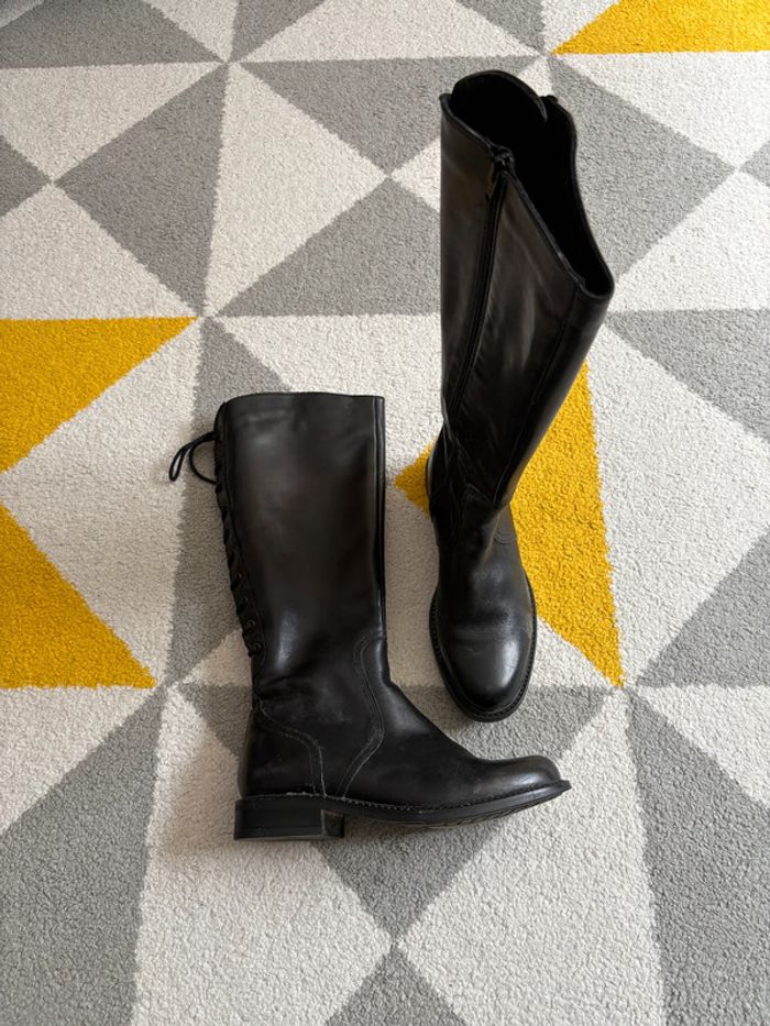 Bottes en cuir André Taille 37 - photo numéro 3