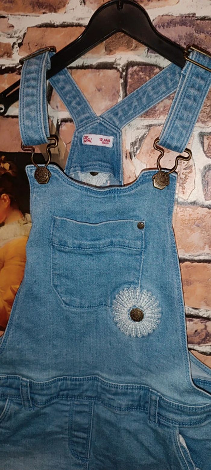 Salopette jeans DPAM - photo numéro 2