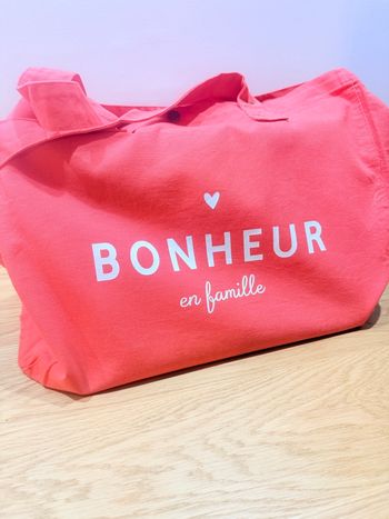 Sac cabas Bonheur en famille 