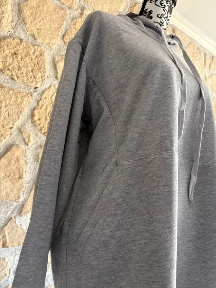 Sweat d’allaitement gris chiné clair – Collection IRL – Taille XL (FR 44/46) - photo numéro 3