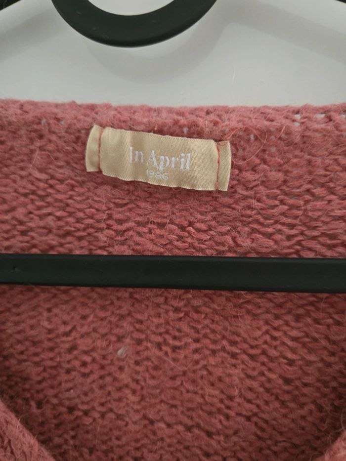 Pull large vieux rose taille unique - photo numéro 5