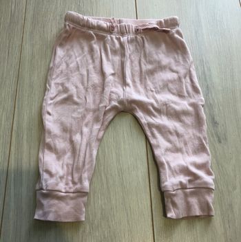 Pantalon rose pale 2-4 mois H&M