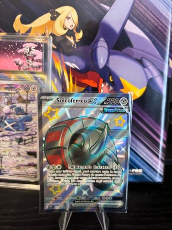 Carte Pokémon Solcoferreo Ex full art shiny 