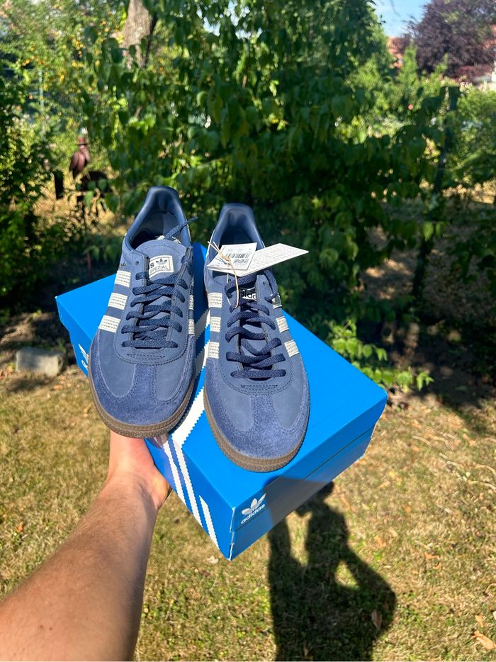 Chaussures Adidas Handball Spezial W, bleue et neuve - photo numéro 8
