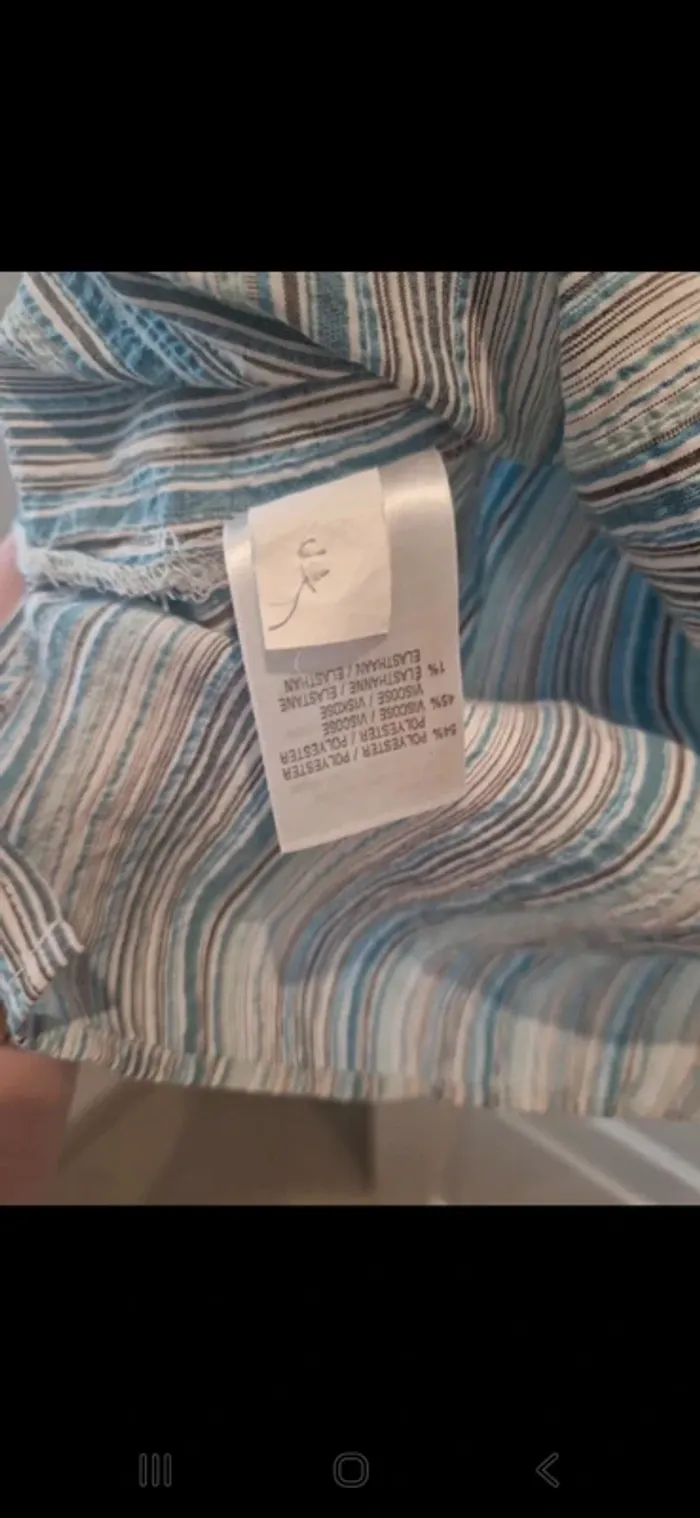 Chemise été vintage damart taille 52 /xl - photo numéro 5