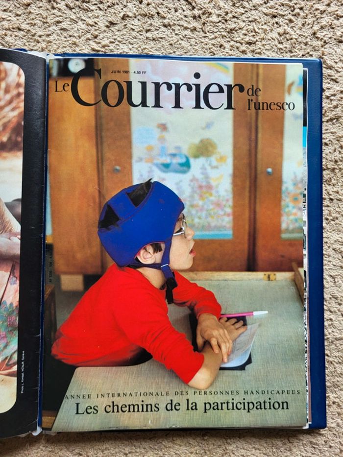 Le Courrier de l’Unesco - Collection complète nov 1980 à oct 1981, relié - photo numéro 8