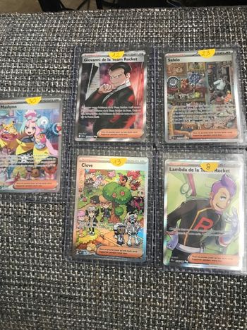 Pokemon divers cartes dresseurs