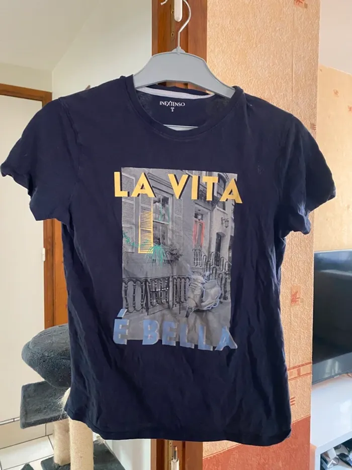 T-shirt homme In extenso taille  S – La Vita è Bella” - photo numéro 2