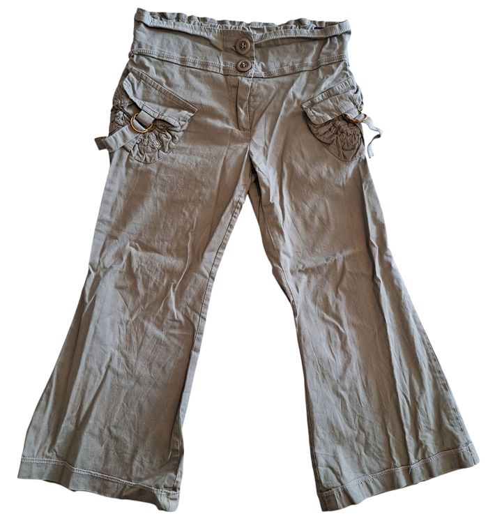 Pantalon fin kaki fille 4 ans TBE