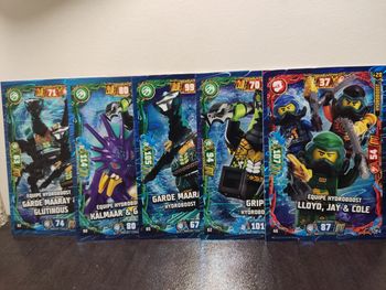 Lot de 5 cartes Hydroboost Lego Ninjago