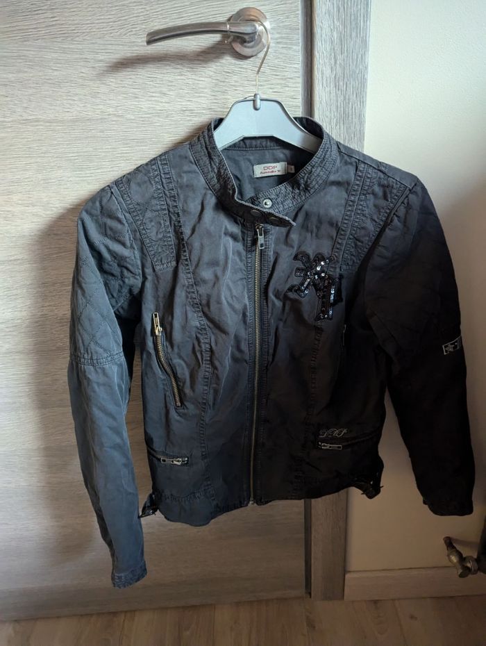 Veste DDP femme grise neuve taille 38 - photo numéro 2