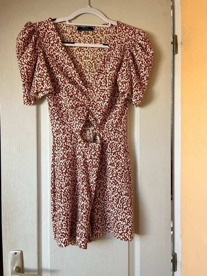 combi short bershka imprimé animal