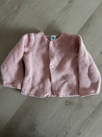 Gilet rose clair