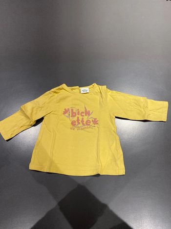 T-shirt manches longues 9 mois tape à l’œil