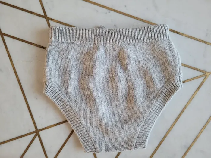 Culotte en maille Mango gris clair - photo numéro 2
