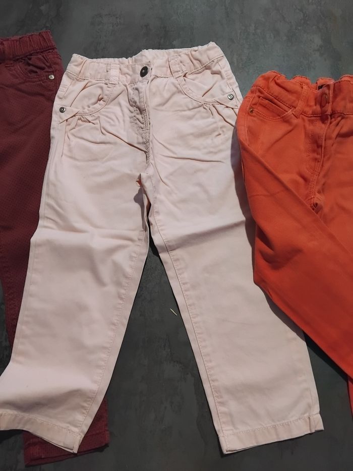 Lot pantalon fille3 ans - photo numéro 3