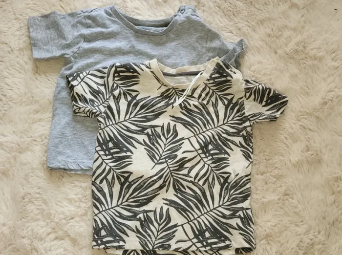 Lot 2 t-shirt bebe garçon