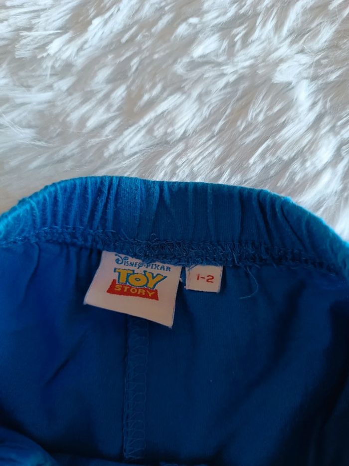 2€ Short bleu taille élastique T. 1 à 2 ans Toy Story - photo numéro 6