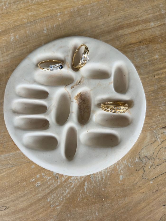 Baguier en jesmonite - photo numéro 1