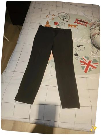 Pantalon classique coupe carotte zara xl noir