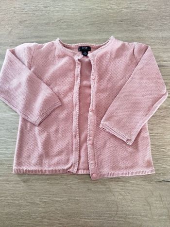 Gilet vieux rose