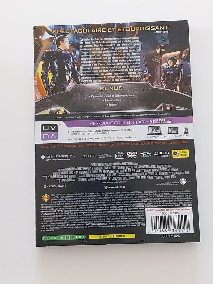 Dvd Pacific Rim - photo numéro 2