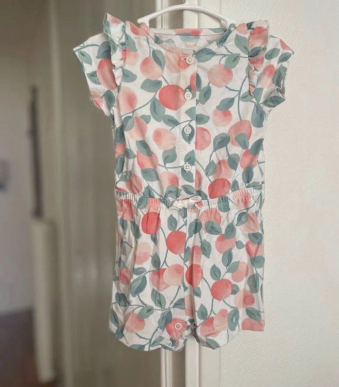 Combi short + chapeau C&A bébé fille - photo numéro 2