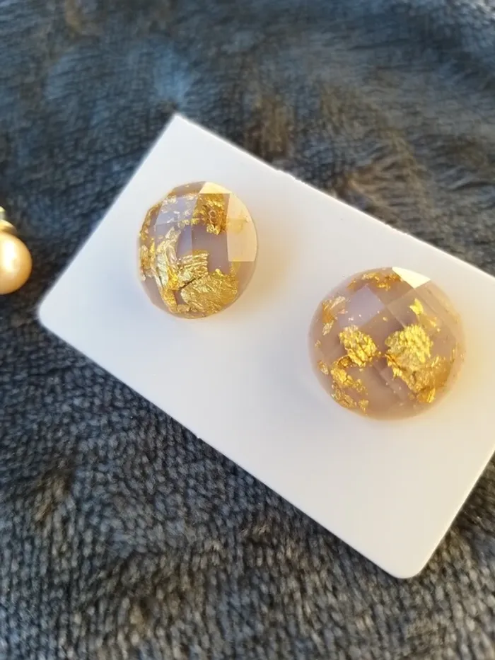 Lot boucle d'oreille dorée - photo numéro 2