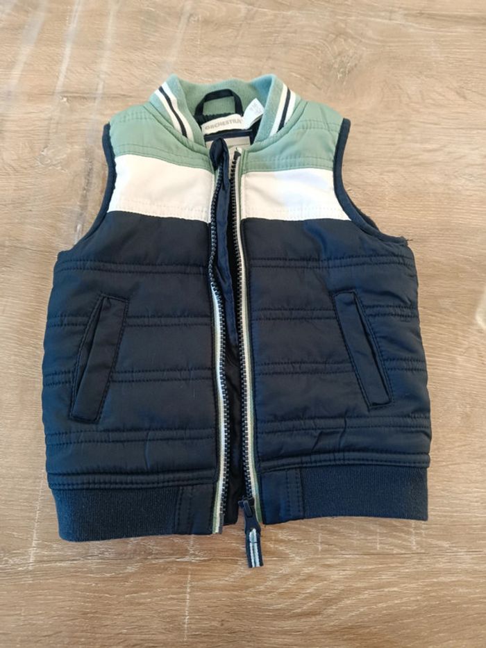 Doudoune sans manche garçon 9mois - photo numéro 4