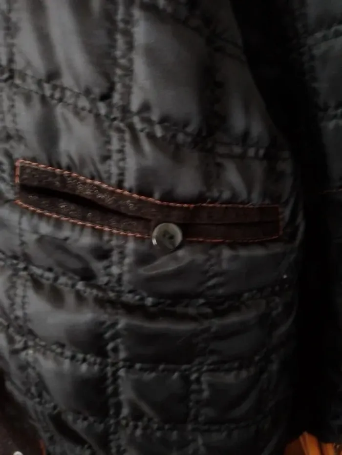 Blouson vintage en cuir Olly Gan taille XL - photo numéro 8