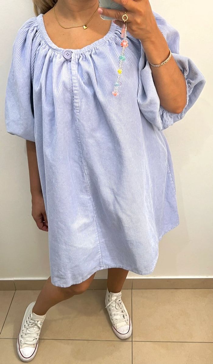Robe Ample En Velours Taille Unique - photo numéro 3