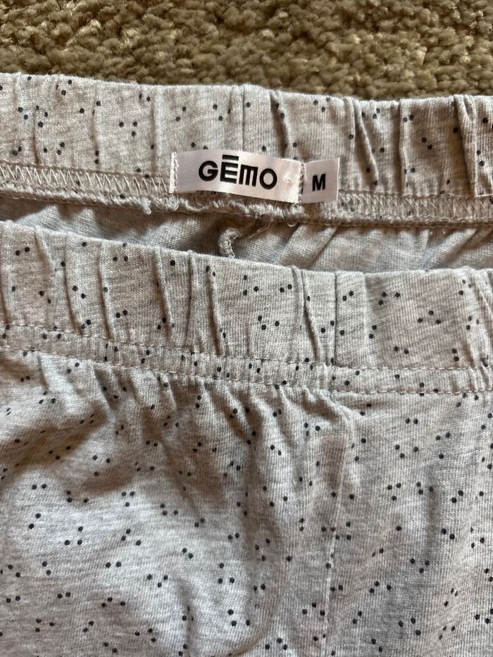 Pantalon pyjama gris Gemo M etat neuf - photo numéro 3