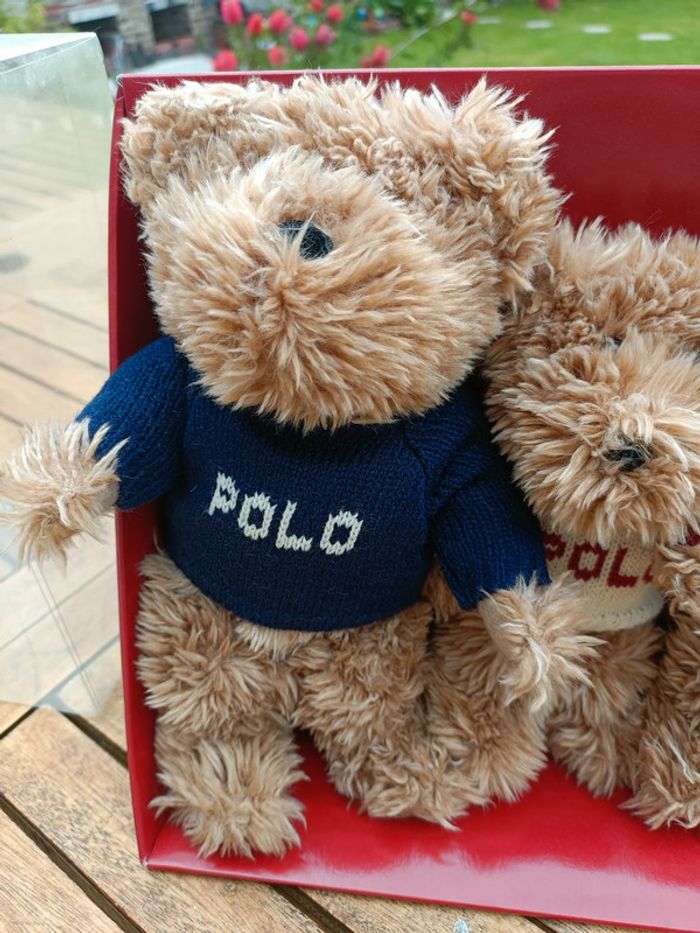 Lot de 3 peluches Ralph Lauren dans coffret d'origine - photo numéro 3