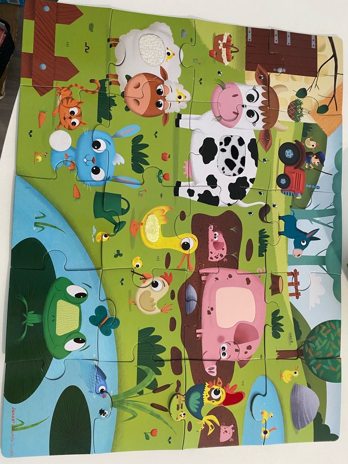 Puzzle Tactile Les Animaux - photo numéro 3