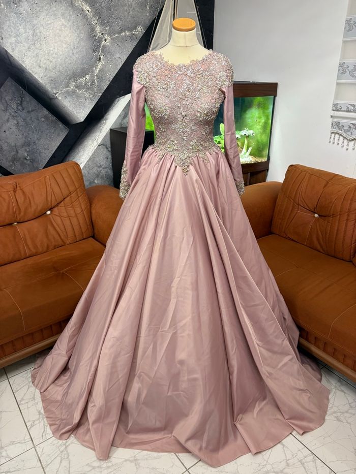 Robe de fiançailles rose