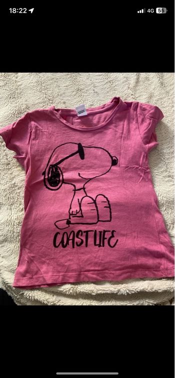 T shirt snoopy 9-10 ans peanuts