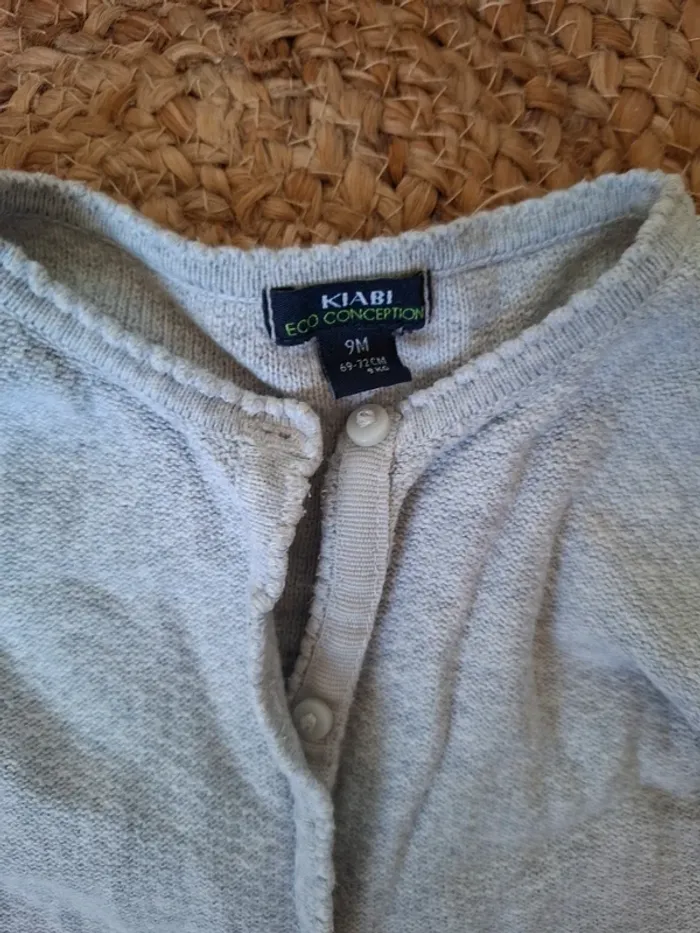 Veste cache cœur 9 mois - photo numéro 2