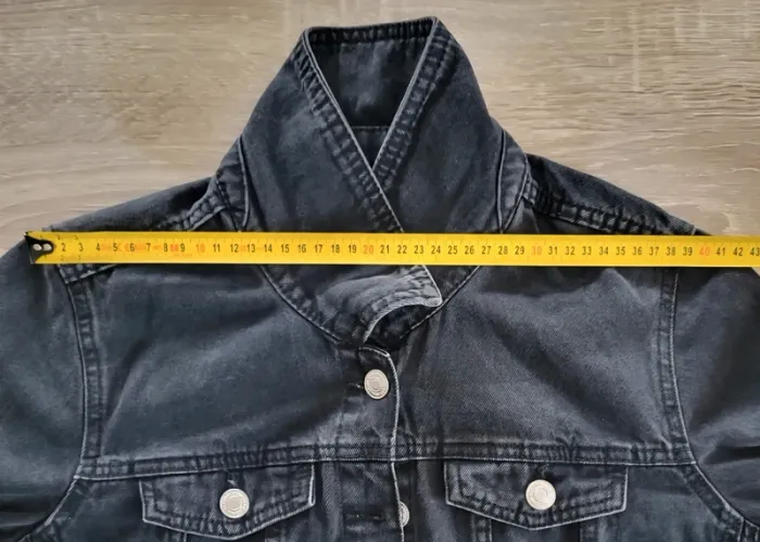 Veste en jean noire Gémo Taille M ou 38 - photo numéro 9