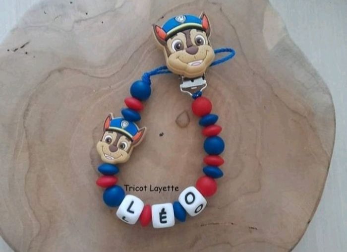 Attache tétine paw patrol