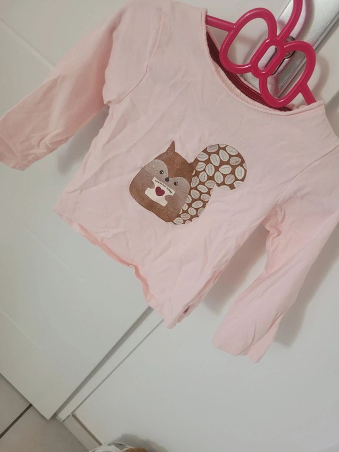 Tee shirt manches longues Okaiki 80cm