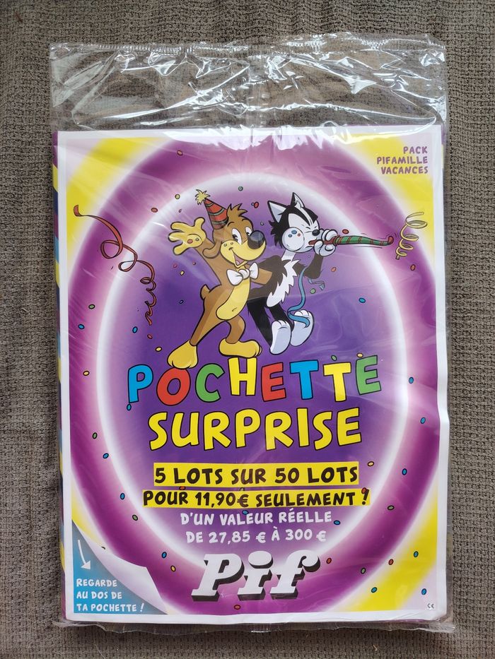Pochette surprise pif gadget neuve sous emballage scellé